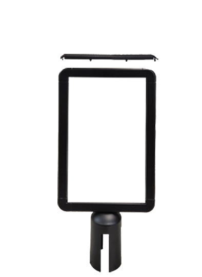 7.5 x 11 radius corner sign frame